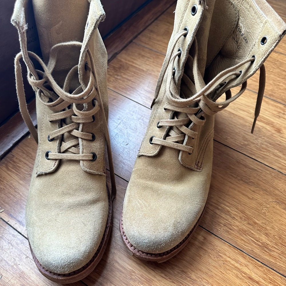 Frye tan suede Boots